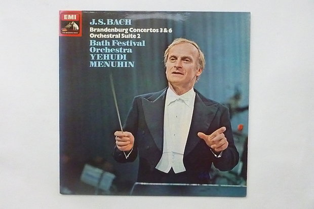 J.S.Bach - Brandenburg Concertos 3 & 6 / Yehudi Menuhin (LP)