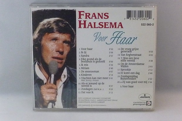 Frans Halsema - Voor haar / zijn 20 allermooiste liedjes