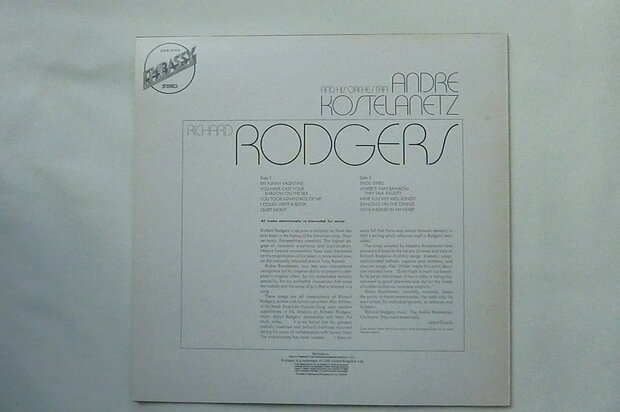 Andre Kostelanetz - Rodgers (LP)