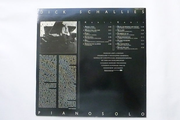 Dick Schallies - Dialogue / Pianosolo