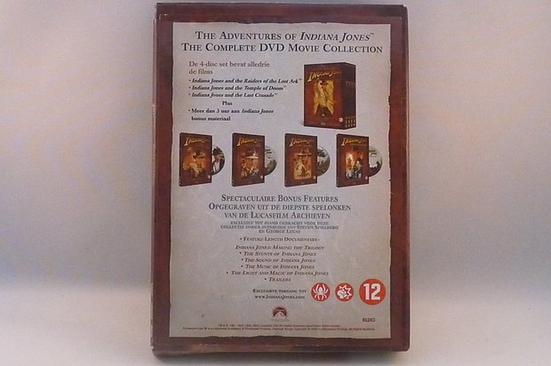 The Adventures of Indiana Jones - The Complete 4 DVD Movie Collection 