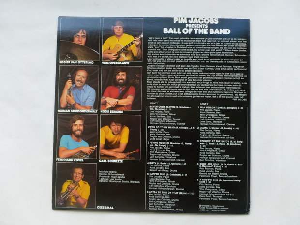 Pim Jacobs presents Ball of the Band (LP)