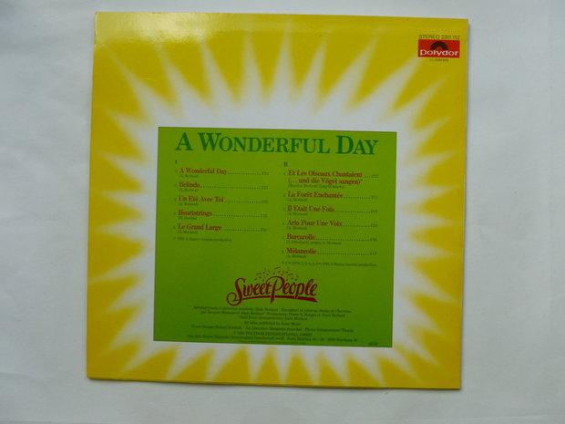 Sweet People - A Wonderful Day (LP)