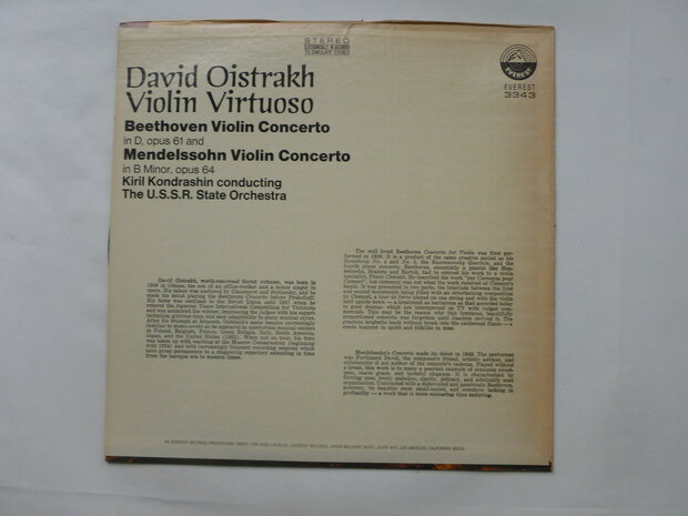 David Oistrakh - Violin Virtuoso (LP)