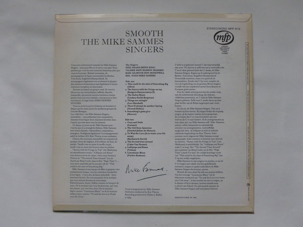 The Mike Sammes Singers - Smooth (LP)