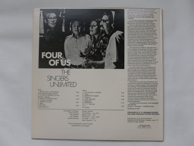 The Singers Unlimited - Four of us (LP)