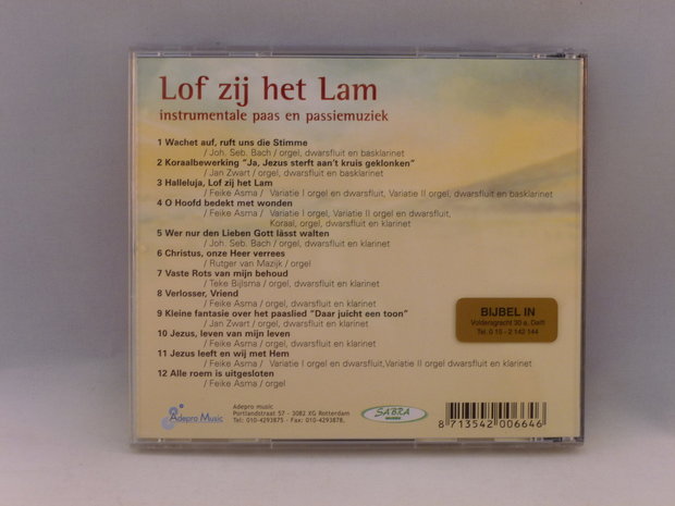 Lof zij het Lam - Instrumentale Paas en Passiemuziek