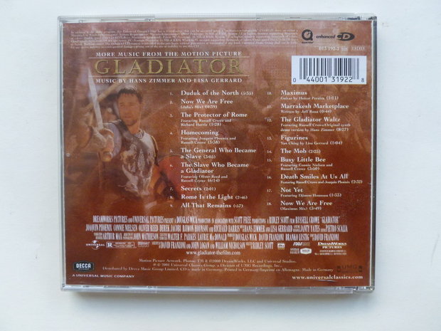 Gladiator - Motion Picture / Hans Zimmer, Lisa Gerrard