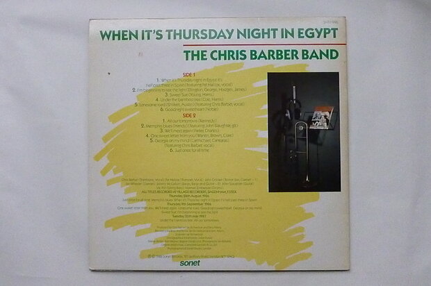 The Chris Barber Band - When it's thursday night in Egypt (LP)