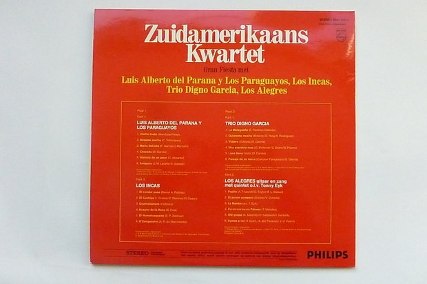 Zuidamerikaans Kwartet - Los Paraguayos, Los Incas, Digno Garcia, Los Alegres (2 LP)