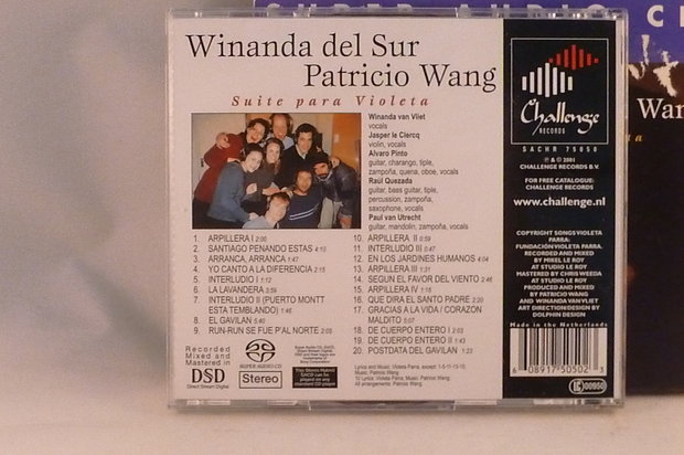 Winanda del Sur / Patricio Wang - Suite para Violeta (SACD)