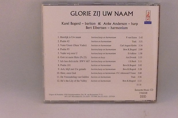 Glorie zij Uw Naam - Karel Bogerd / Anke Anderson / Bert Elbertsen