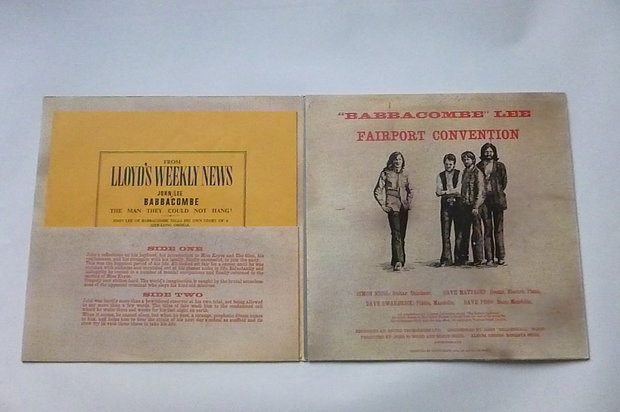 Fairport Convention ‎– "Babbacombe" Lee (LP)