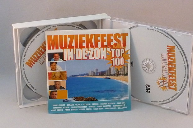 Muziekfeest in de zon Top 100 (4 CD)