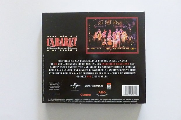 Cabaret - Het Nederlandse Cast Album (CD + DVD)