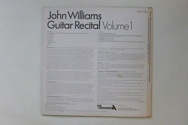 John Williams - Guitar Recital 1 (LP)