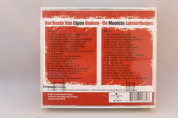 Het Beste van Eigen Bodem - De mooiste luisterliedjes (2 CD)