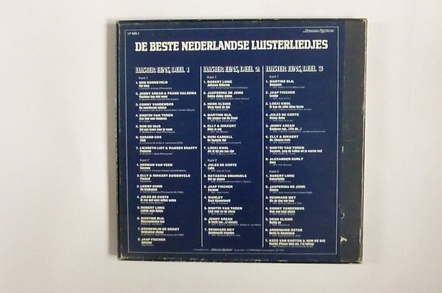 De beste Nederlandse Luisterliedjes (3 LP)