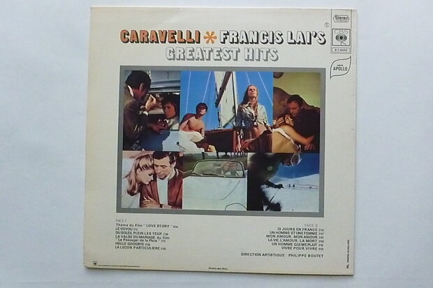 Caravelli / Francis Lai's - Greatest Hits (LP)