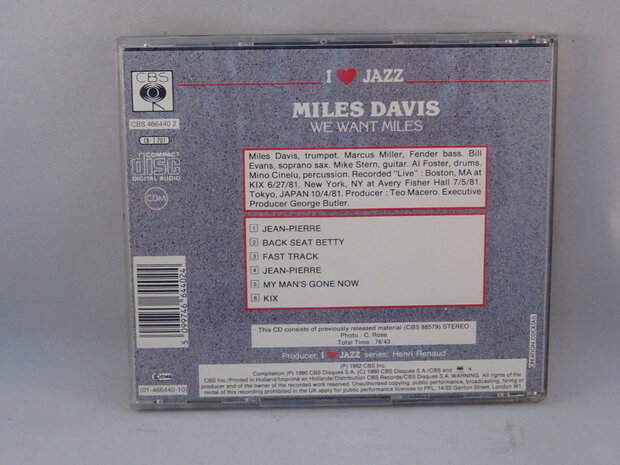 Miles Davis - We want miles