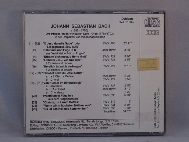 J.S. Bach - Urs Probst