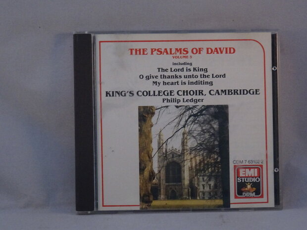 The Psalms of David - vol 3 / King's college choir