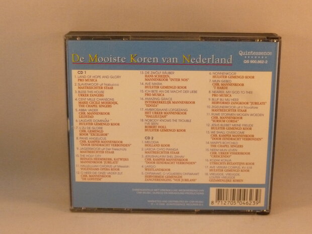 De Mooiste Koren van Nederland (2 CD)