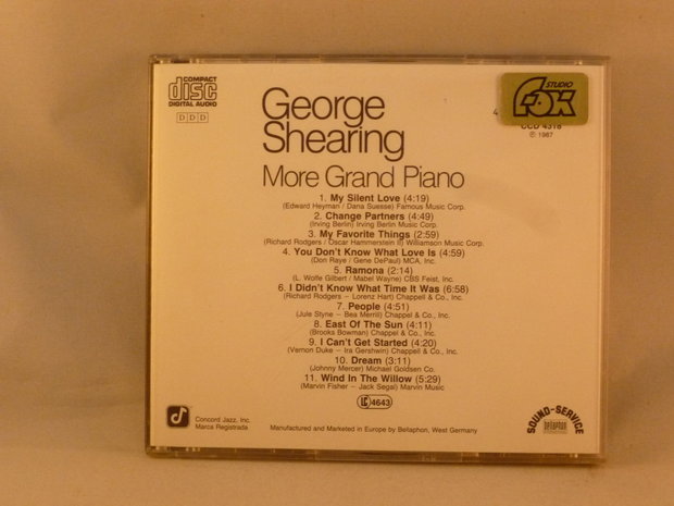 George Shearing - More Grand Piano