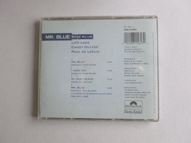 Rene Klijn - Mr. Blue (CD Single)