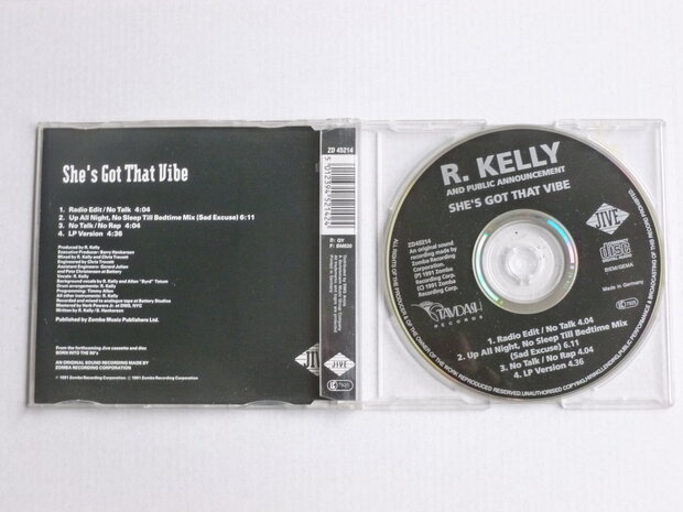 R.Kelly - She's got that vibe (CD Single)