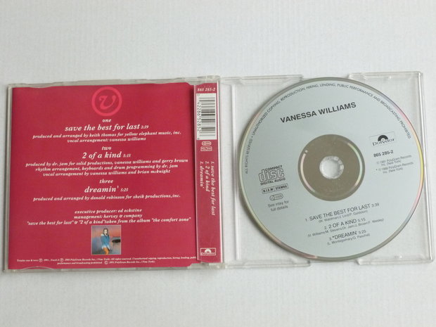 Vanessa Williams - Save the best for last (CD Single)