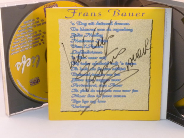 Frans Bauer - Veel liefs (2 CD limited edition) + handtekening