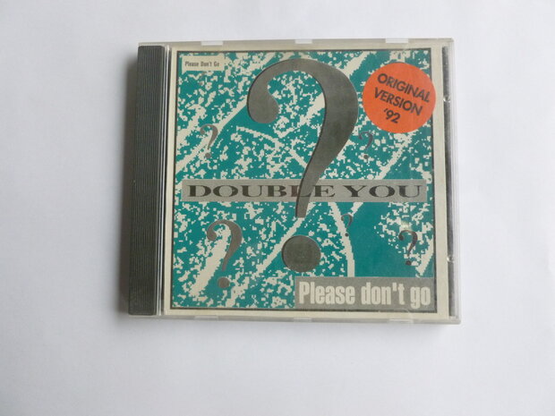 Double you - Please don't go (CD Single)