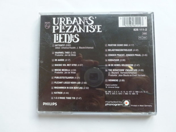 Urbanus plezantste liedjes