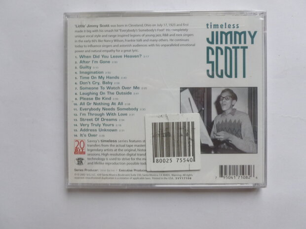 Jimmy Scott - timeless (Nieuw)