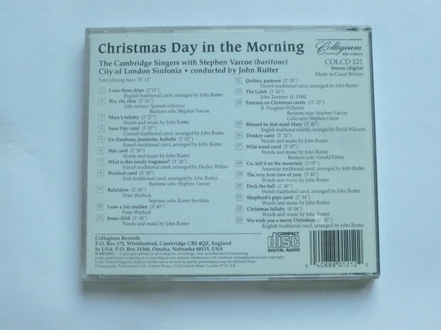 The Cambridge Singers - Christmas day in the morning