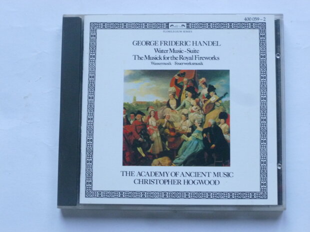 Handel - Water music suite /Christopher Hogwood