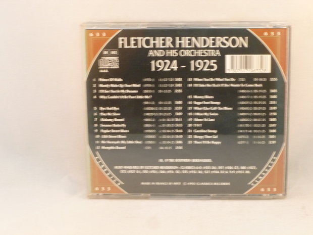 Fletcher Henderson - Classics 1924 - 1925