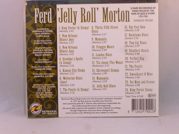 Ferd Jelly Roll Morton - 24 Rare Recordings