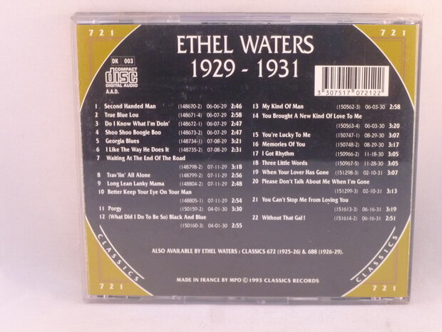 Ethel Waters - Classics 1929 - 1931