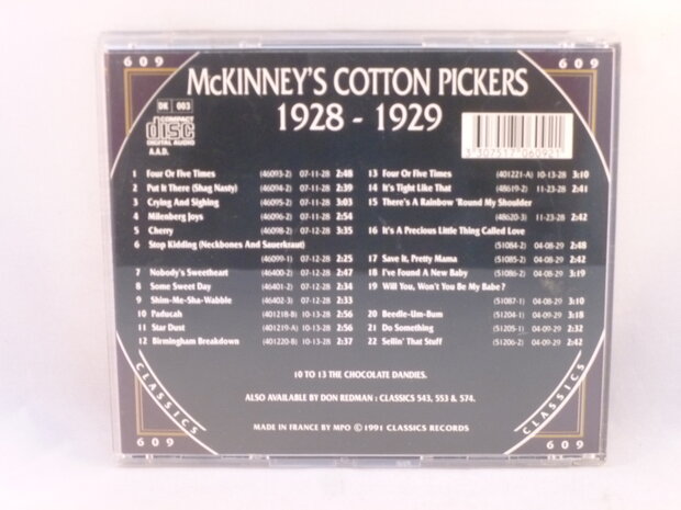 McKinney's Cotton Pickers - Classics 1928 - 1929