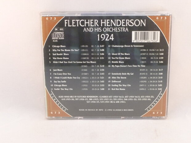 Fletcher Henderson - Classics 1924