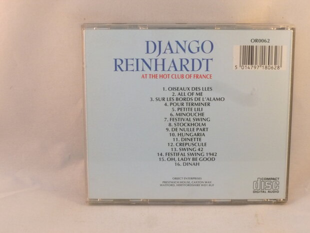 Django Reinhardt - at the hot club of france