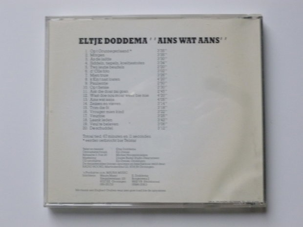 Eltje Doddema - "Ains wat aans"