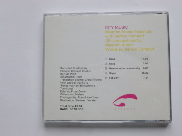 Maarten Altena Ensemble with Remco Campert - City Music