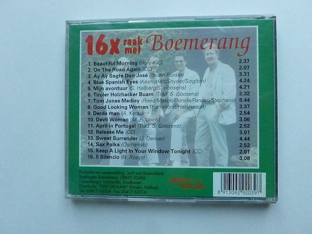 Boemerang - 16 x raak met Boemerang