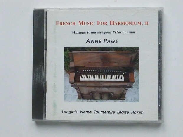 Anne Page - French music for Harmonium II