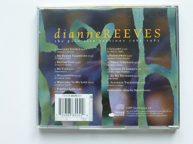 Dianne Reeves - The palo alto sessions 1981 - 1985