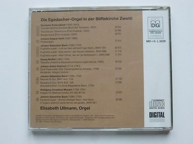 Die Egedacher-Orgel - Elisabeth Ullmann