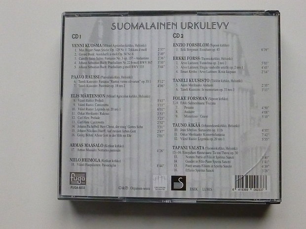 Suomalainen Urkulevy - Historical Finnish Organ Recordings (2 CD)